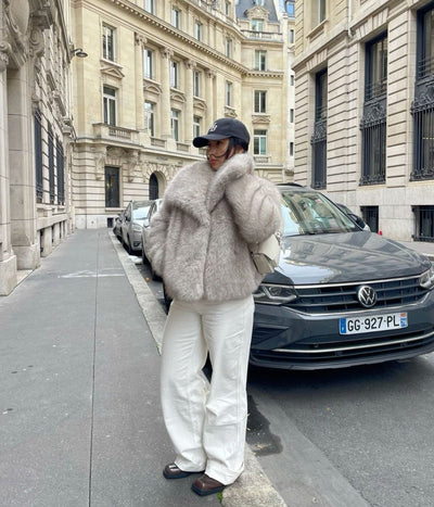 Sara™ - Fluffy Fur Coat