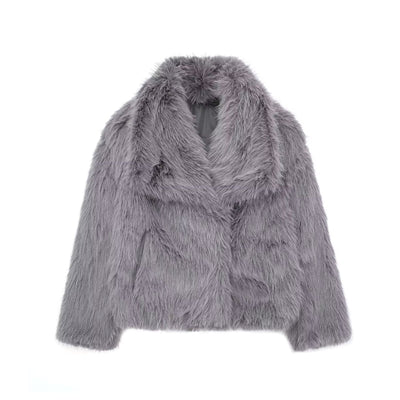 Sara™ - Fluffy Fur Coat