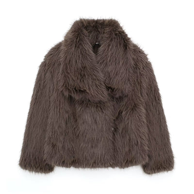 Sara™ - Fluffy Fur Coat