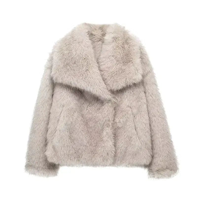 Sara™ - Fluffy Fur Coat