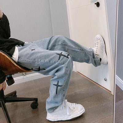 KAMI NO.5169 LOOSE BAGGY JEANS