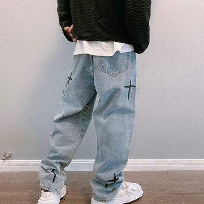 KAMI NO.5169 LOOSE BAGGY JEANS