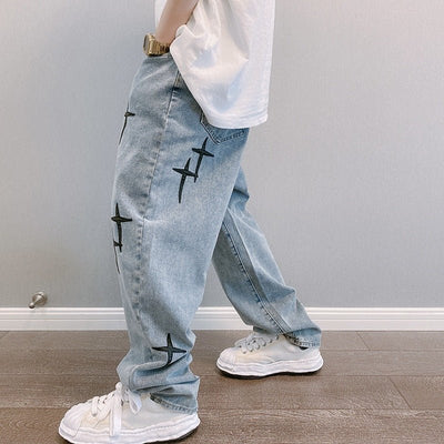 KAMI NO.5169 LOOSE BAGGY JEANS